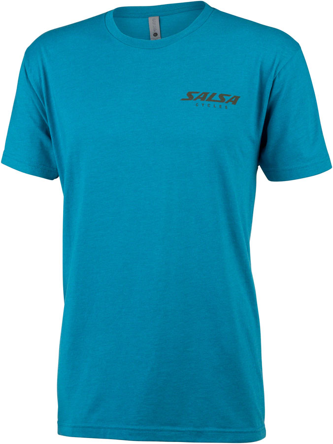 Salsa Lone Pine Men's T-Shirt - Teal 2X-Large
