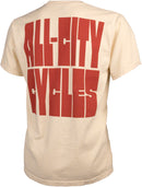 All-City Week-Endo Mens T-Shirt - Ivory Red Small