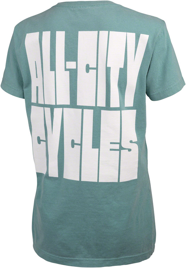 All-City Week-Endo Womens T-Shirt - Seafoam White Medium