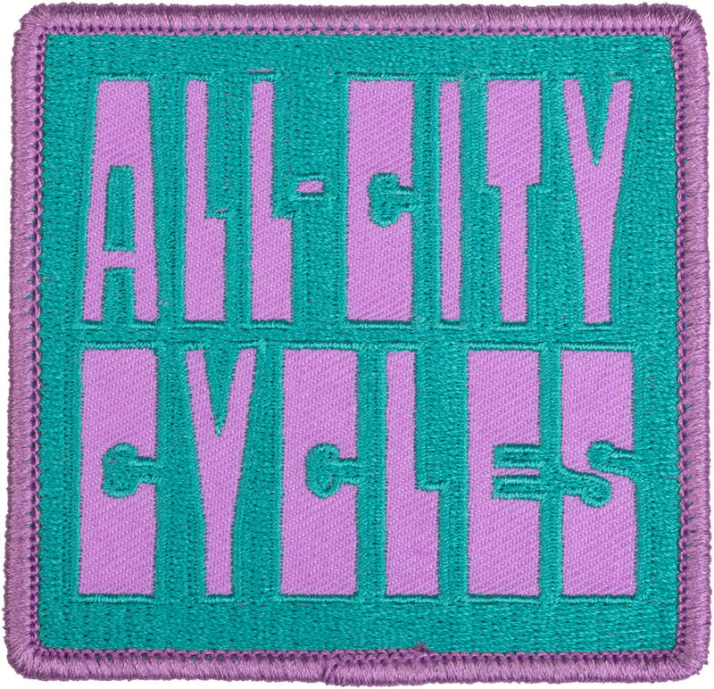 All-City Week-Endo Patch - Dark Teal Lavender