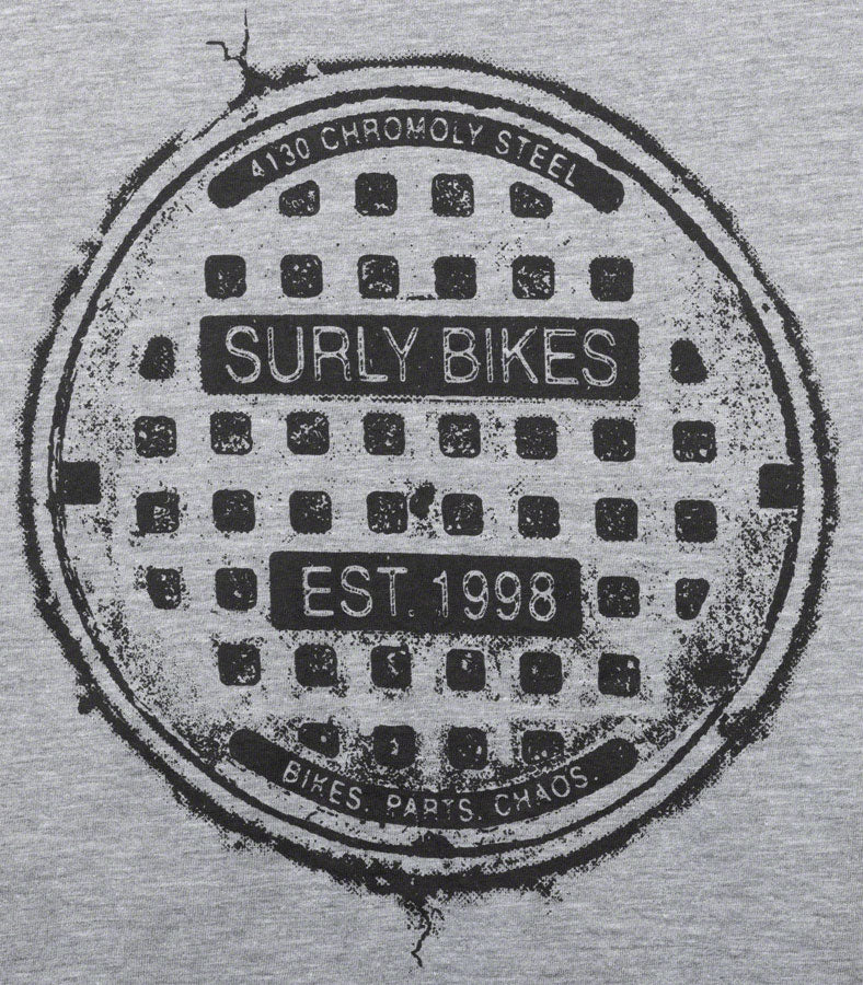 Surly The Ultimate Frisbee Womens T-Shirt - Gray X-Large
