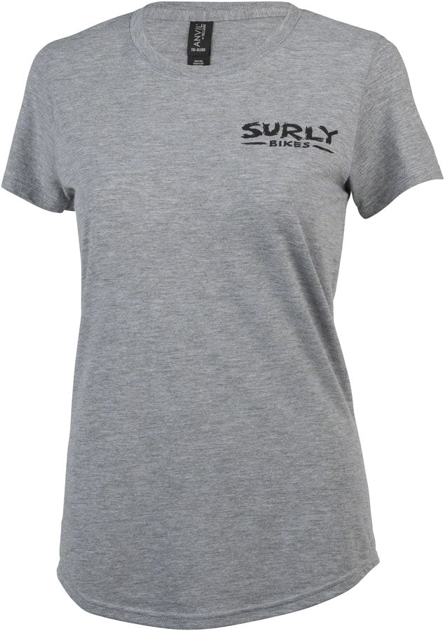 Surly The Ultimate Frisbee Women's T-Shirt - Grey 2X-Large