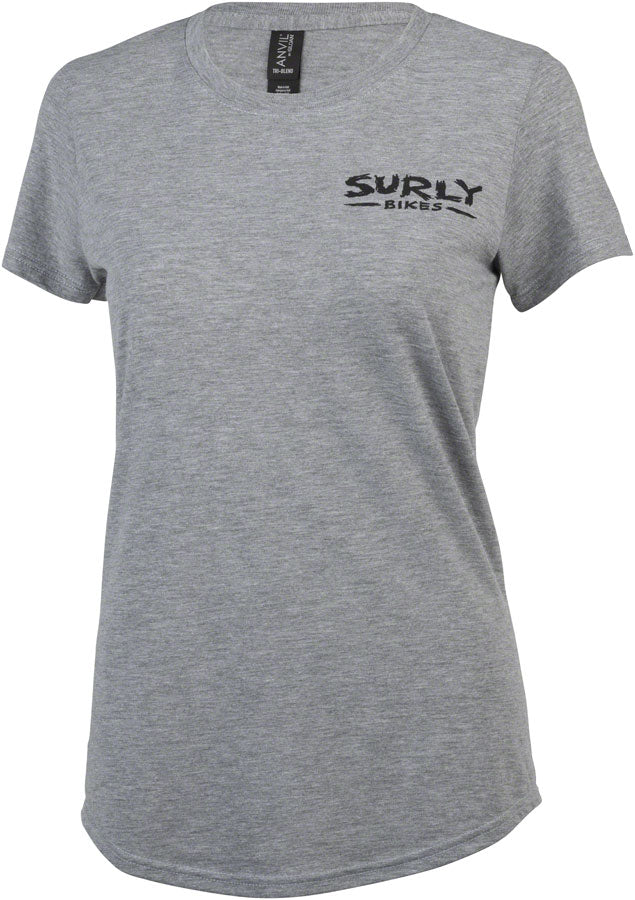 Surly The Ultimate Frisbee Women's T-Shirt - Grey X-Large