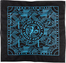 All-City Parthenon Party Bandanna - Black Blue