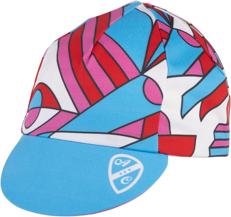 All-City Parthenon Party Cycling Cap - Pink Red Blue Black One Size