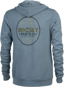 Whisky Stargazer Hoodie - Heather Slate Unisex X-Large