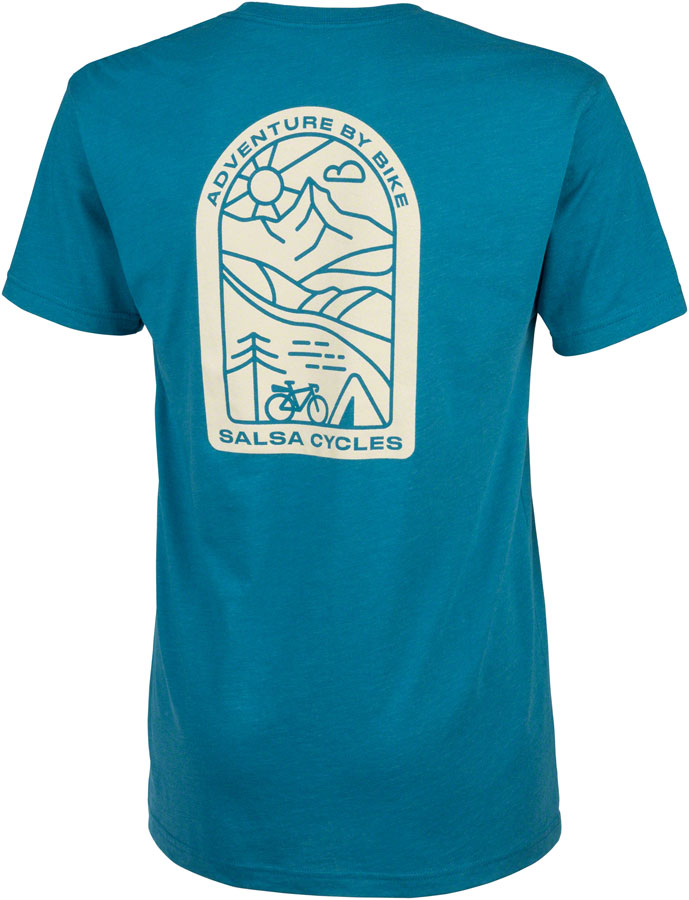 Salsa Mens Campout T-Shirt - Small Teal
