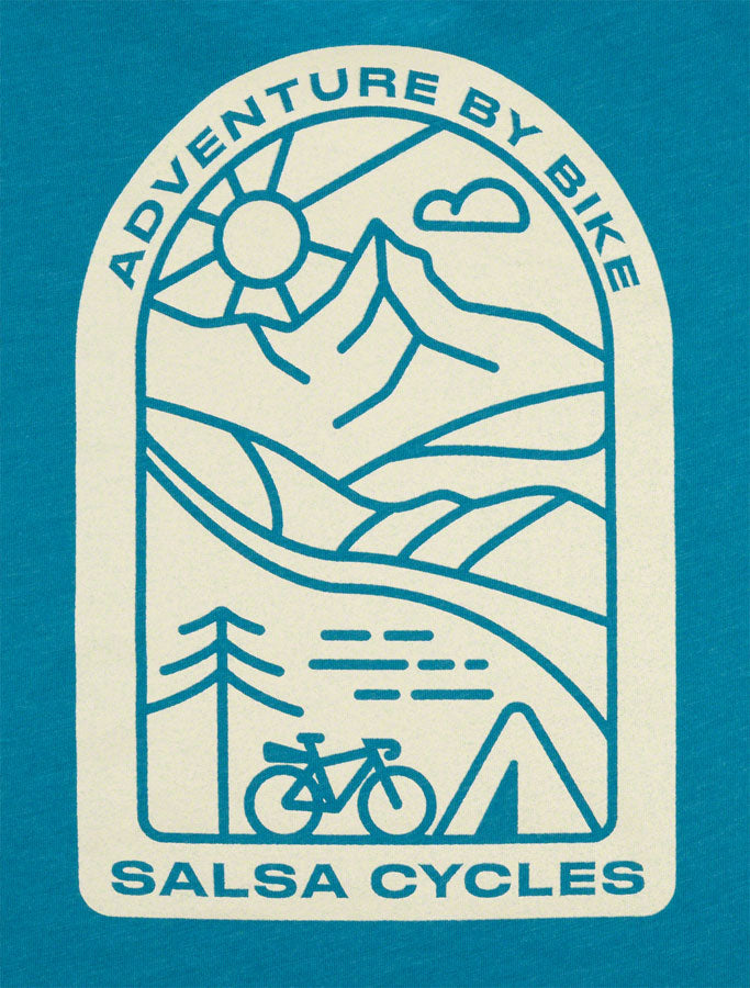 Salsa Mens Campout T-Shirt - 2X-Large Teal