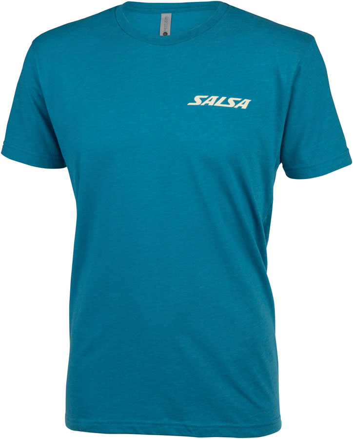 Salsa Men's Campout T-Shirt - Small Teal