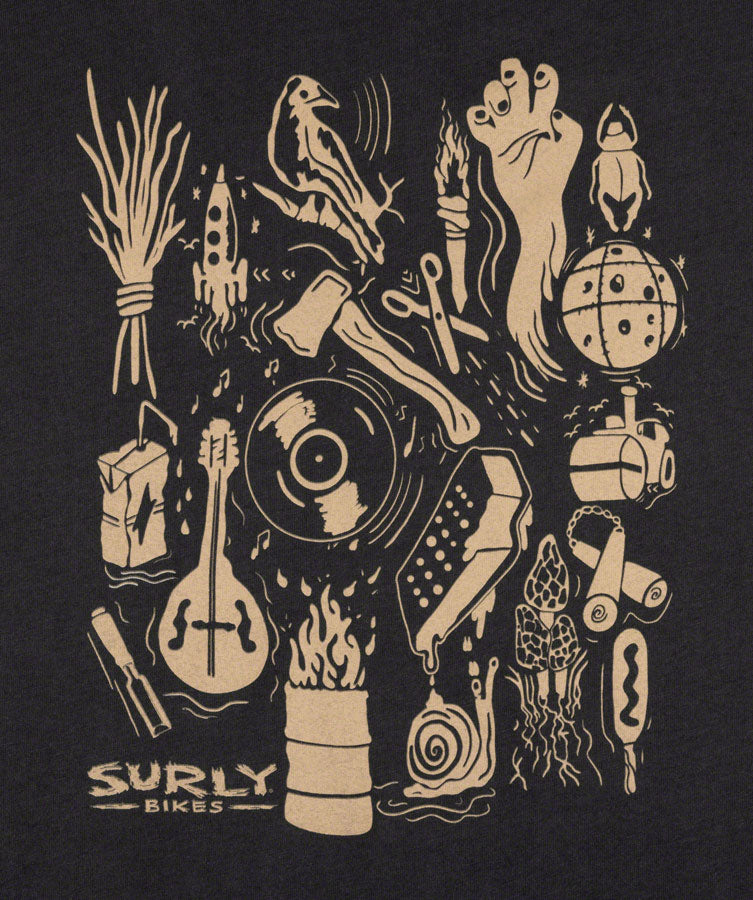 Surly Stamp Collection Mens T-Shirt - Black Medium