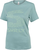 Surly Steel Consortium Women's T-Shirt - Dusty Blue Medium