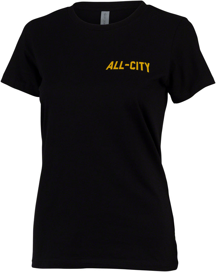 All-City Club Tropic Women's T-Shirt - Black Medium