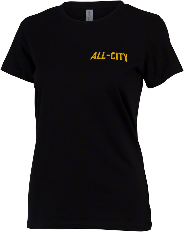 All-City Club Tropic Women's T-Shirt - Black Large