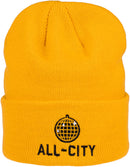 All-City Club Tropic Beanie - Goldenrod One Size