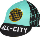 All-City Club Tropic Cycling Cap - Black Goldenrod Teal One Size