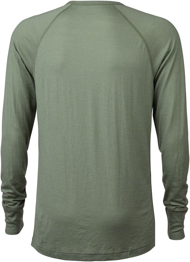 Surly Long Sleeve Merino Raglan Tee Sage Green Small