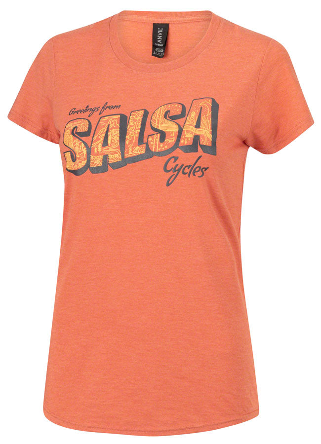 Salsa Wish You Were Here T-Shirt - Women's Orange Large