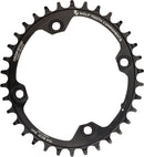 Wolf Tooth Elliptical 104 BCD Chainring - 32t 104 BCD 4-Bolt Drop-Stop Black