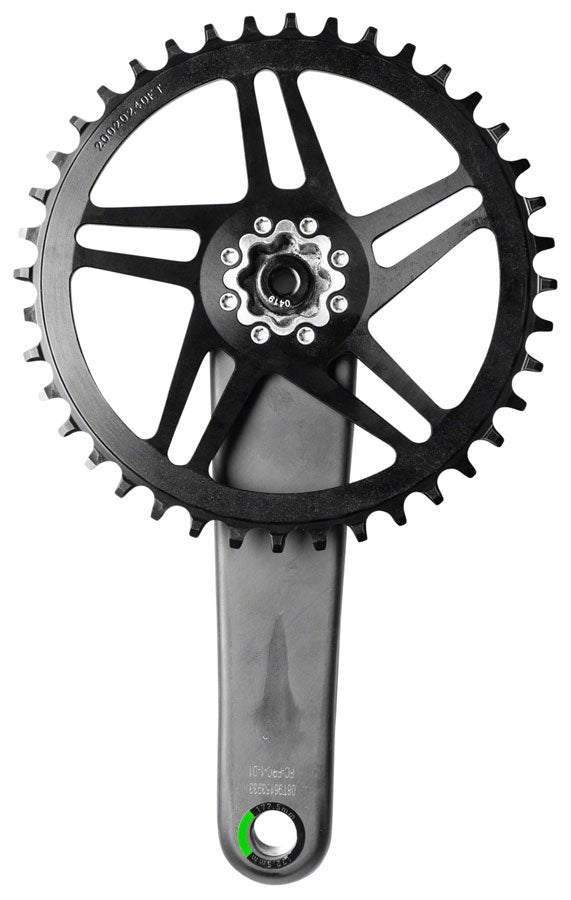 Wolf Tooth Direct Mount Chainring - 40t SRAM Direct Mount Drop-Stop B For SRAM 8-Bolt Cranksets 6mm Offset BLK
