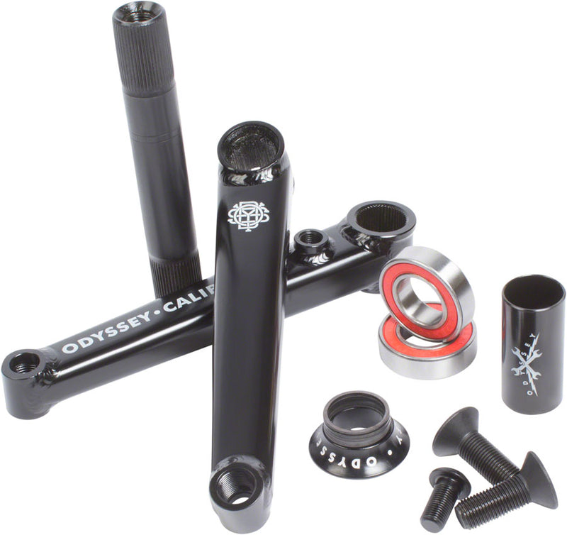 Odyssey Calibur V2 Crankset - 165mm Right Hand/Left Hand Drive Rust Proof BLK
