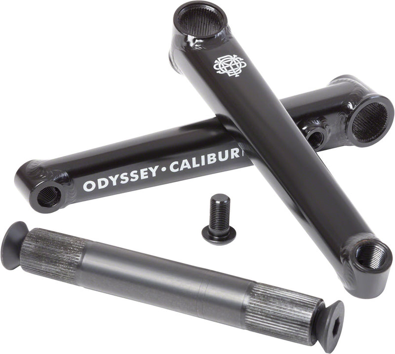 Odyssey Calibur V2 Crankset - 160mm Right Hand/Left Hand Drive Rust Proof BLK