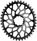 Absolute Black Spiderless GXP/BB30 DM CX Oval Chainring 40T - Bk