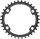 Absolute Black Round Chainring 4x110BCD Shimano Asym 34T - Black