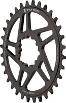Wolf Tooth Direct Mount Chainring - 32t SRAM Direct Mount Drop-Stop For SRAM 3-Bolt Boost Cranks 3mm Offset BLK