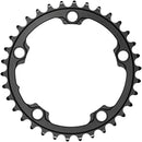 Absolute Black Round Chainring 5x110BCD 34T - Black
