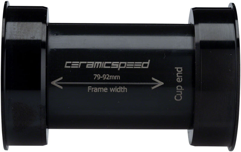 CeramicSpeed EVO386 Bottom Bracket - 86mm 24mm Spindle Coated Races Black