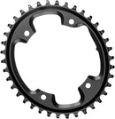 Absolute Black 110BCD Asymmetric CX 1X Oval Chainring 38T - Blk