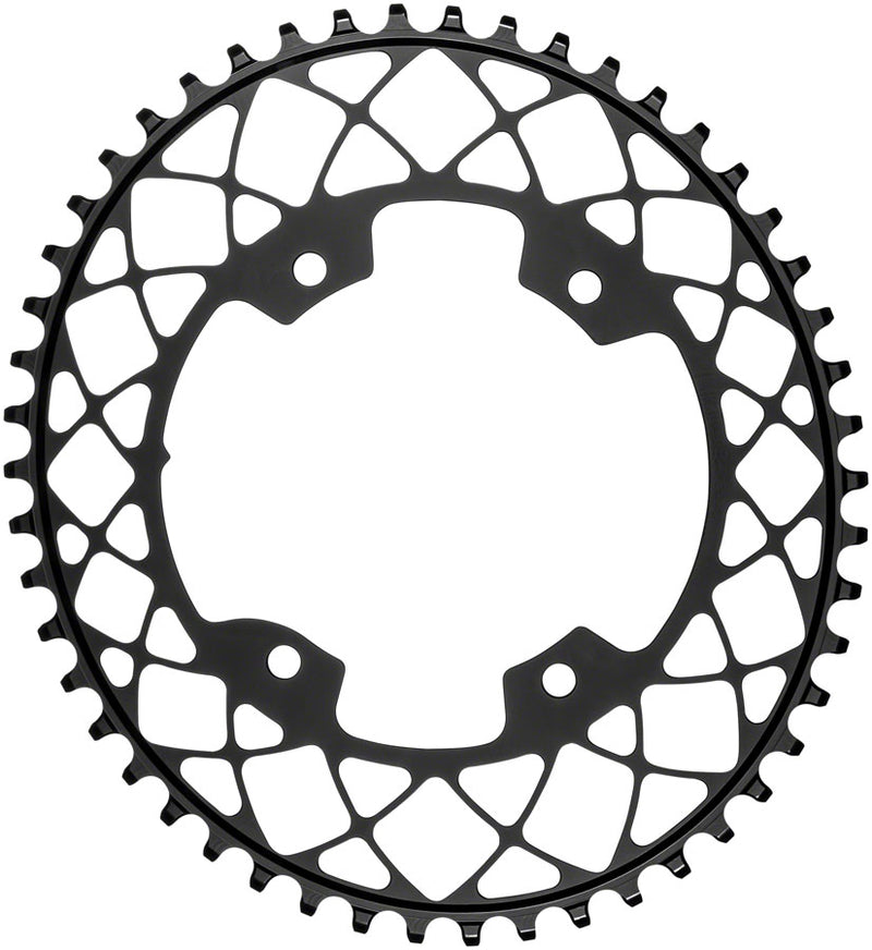 Absolute Black 110BCD Asymmetric Gravel 1X Oval CR 50T - Blk