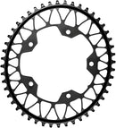 absoluteBLACK Oval 110 BCD Gravel Chainring - 48t 110 BCD 5-Bolt Narrow-Wide BLK