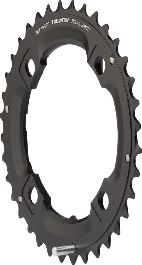SRAM/Truvativ X0 X9 36T 104mm BCD 10 Speed GXP Chainring Long Over-shift Pin Use 22T