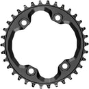 Absolute Black XT Asym 96BCD Round Chainring 34T - Black