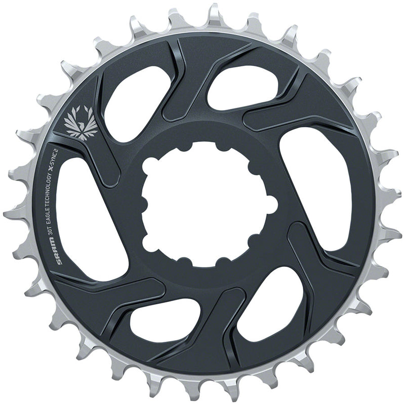 SRAM Eagle X-SYNC 2 Direct Mount Chainring - 30t Direct Mount 3mm Offset For Boost Lunar/Polar Grey