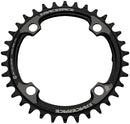 RaceFace 1x 104 BCD Hyperglide+ Chainring - 32t 104 BCD 4-Bolt Requires Shimano 12-speed Hyperglide+ Chain 7075 Aluminum BLK