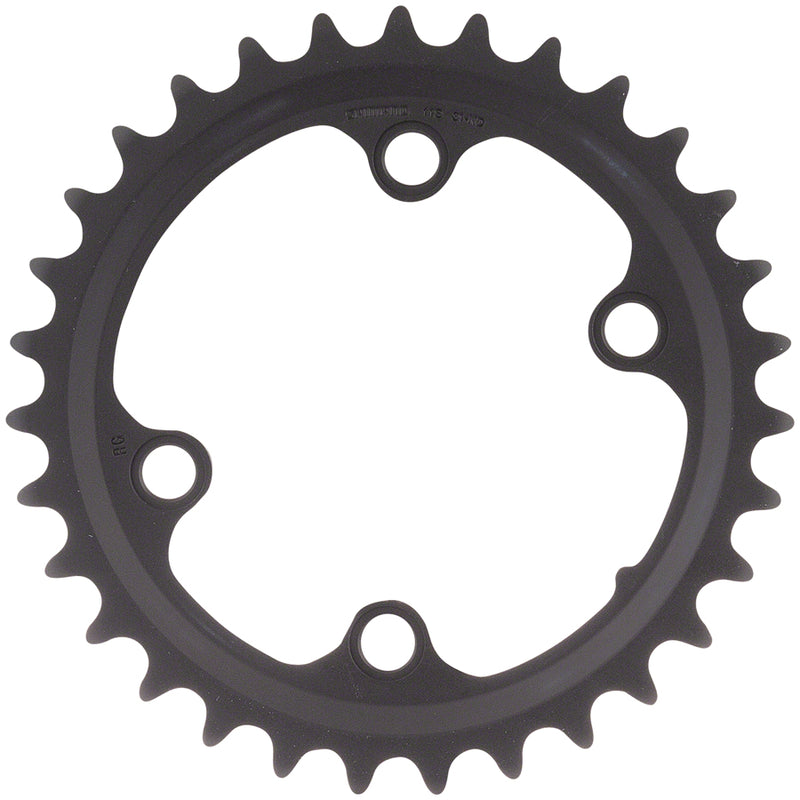 Shimano GRX RX810 Chainring - 31t 80 BCD 4-Bolt 11-Speed Black