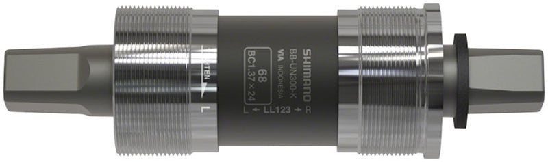 Shimano BB-UN300-K Bottom Bracket - English 68 x 122.5mm Spindle Square Taper JIS For Chain Case