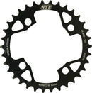 North Shore Billet Variable Tooth Chainring: 34T Standard 94 x 4 BCD Black