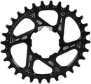 Hope Oval Spiderless Retainer Chainring - 30t Boost Hope Direct Mount Black