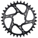 Hope Spiderless Retainer Chainring - 34t Boost Hope Direct Mount For Shimano 12-Speed Drivetrain BLK