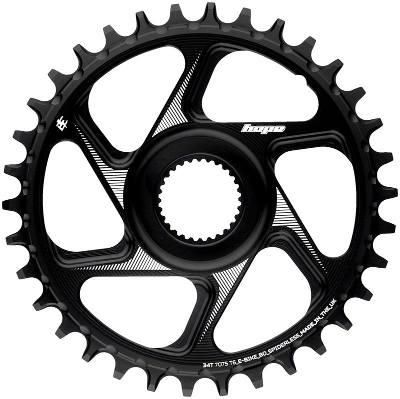 Hope Bosch Gen 4 eBike Chainring - 34t Black
