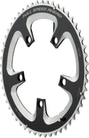 Full Speed Ahead Super Road Chainring - 52t 110 BCD 5-Bolt Aluminum N11 BLK/Silver