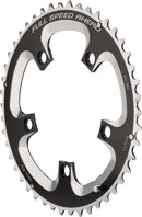 Full Speed Ahead Super Road Chainring - 50t 110 BCD 5-Bolt Aluminum N11 BLK/Silver
