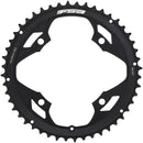 Full Speed Ahead Omega/Vero Pro Road Double Chainring - 48t 120 BCD Aluminum N-11 BLK