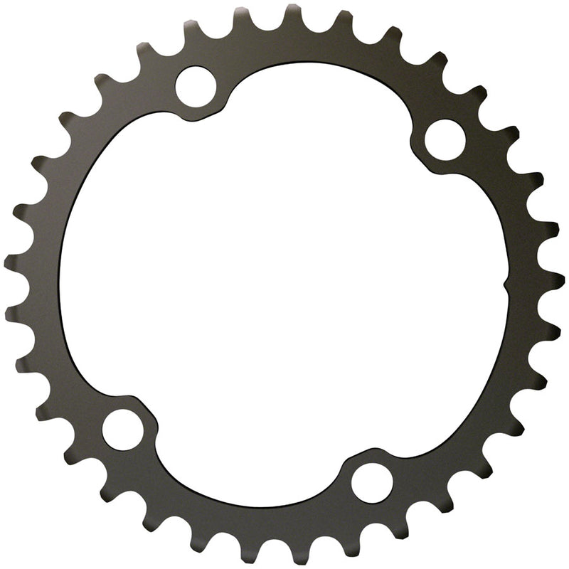 SRAM Force 2x12-Speed Inner Chainring - 33t 107 BCD 4-Bolt Blast BLK For use 46t Outer
