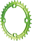 RaceFace Narrow Wide Chainring: 104mm BCD 36t Green
