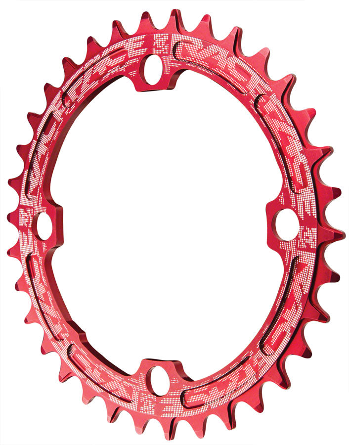 RaceFace Narrow Wide Chainring: 104mm BCD 32t Red