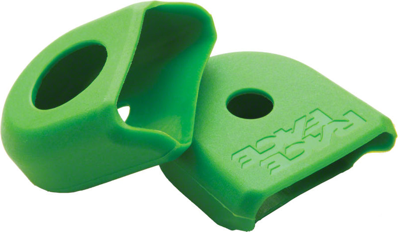 RaceFace Crank Boots: For Carbon Cranks 2-Pack Green